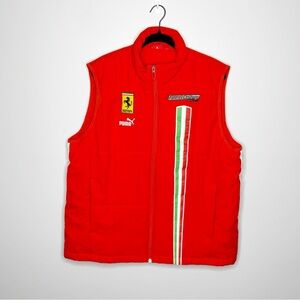 Ferrari Challenge Red Puffer Vest